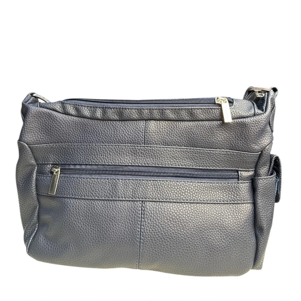 D'Margeaux NY Crossbody Bag Black Genuine Leather Purse Limited Edition NWT